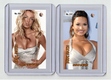 Britney Spears rare MH Book Match 'd x/3 Tobacco card no. 150