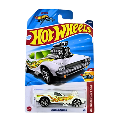 Hot Wheels Rodger Dodger - Netflix Let's Race! - Carded & Ready to
