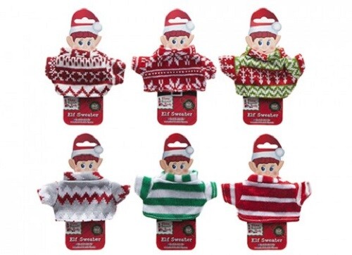 NAUGHTY ELVES SWEATER Elf Behavin 