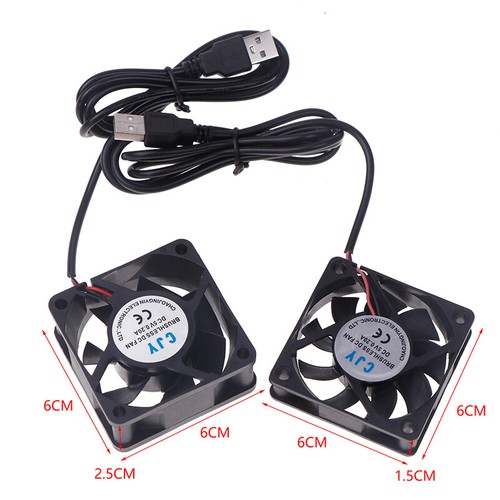 1PC 60mm USB Fan 5V Brushless Cooling Fans For PC Computer Case Cooler - Afbeelding 3 van 14