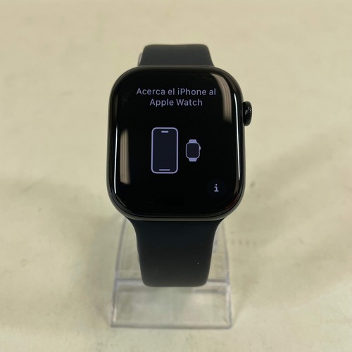 Unlocked Apple Watch Series 10 46MM Black Aluminum Black Sport Band