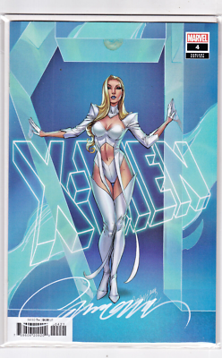 X-MEN #4 NMINT+ EMMA FROST J. Scott Campbell SIGNED Trade Cover A
