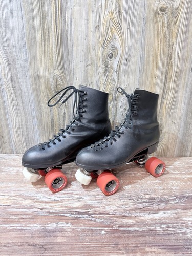 Riedell Roller Skates Made USA Sunlite II Plates (sz 13?) USA Wheels ✅📏📝📸