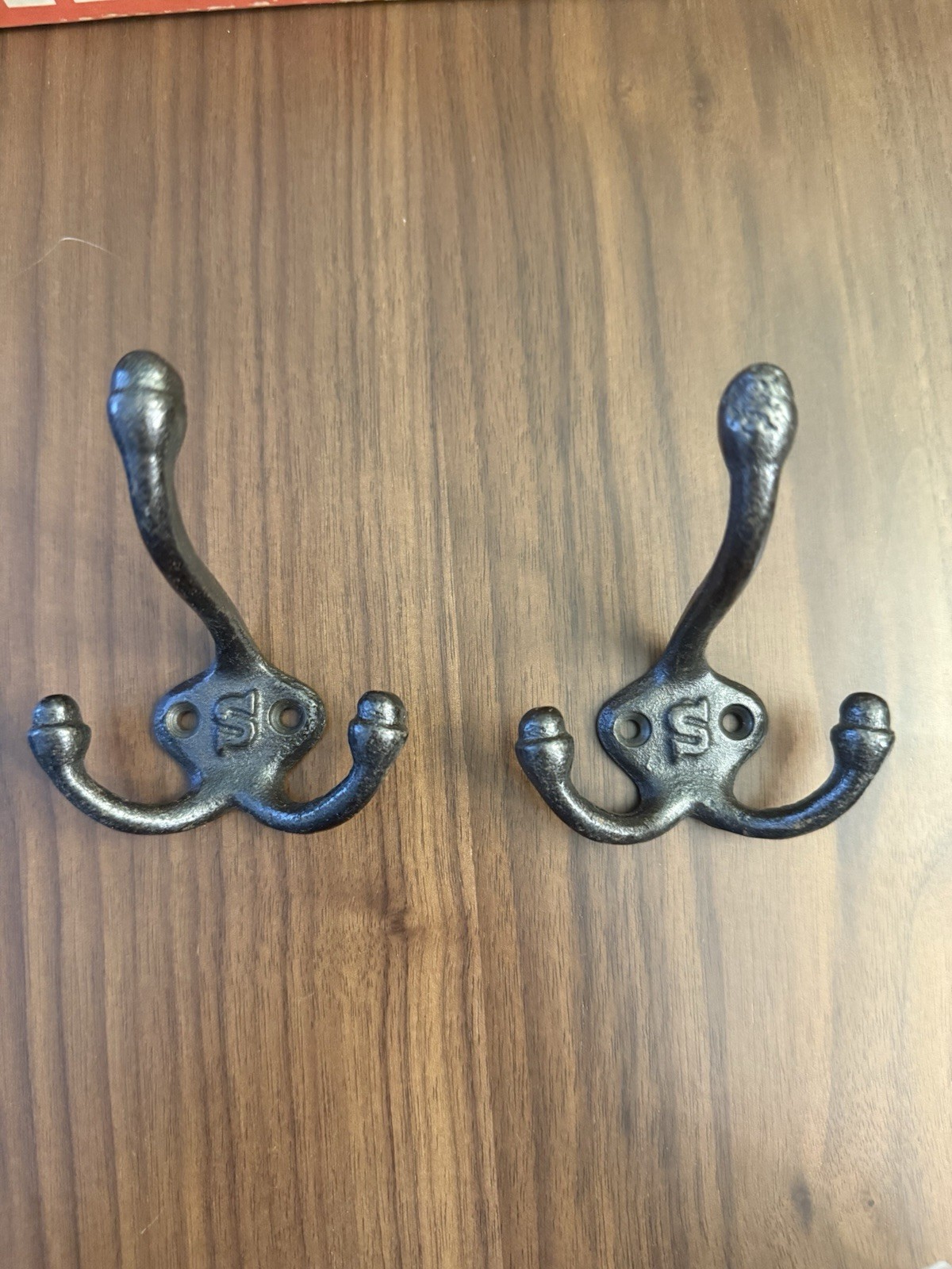2-Restoration Hardware Triple Wall Hooks 4