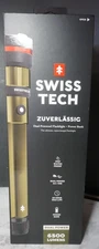 (RI4) SWISS TECH Zuverlassig - 6500 Lumens Dual Power Flashlight + Power Bank