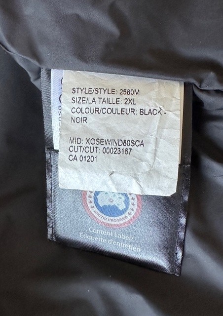 Authentic CANADA GOOSE Men's Emory Parka Black - Size 2XL image 8
