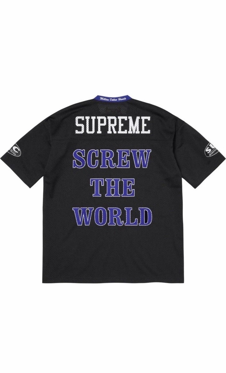 Supreme DJ Screw Football Jersey Black XL | eBay
