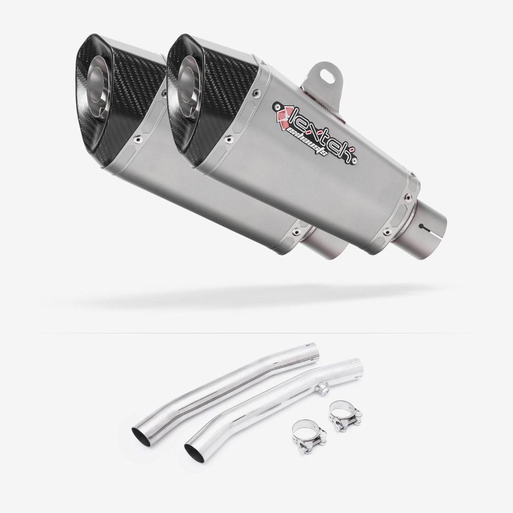 Lextek XP10 Exhaust 210mm with Link Pipes for Suzuki GSX 1300 R Hayabusa (99-07)