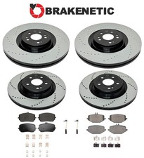 Fr Brakenetic Drilled Brake Rotorsceramic Padssensors Gle53 Amg 400mm