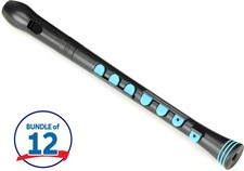 Nuvo Recorder Soprano Recorder 12-pack - Black/Blue