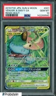 2019 Pokemon Japanese Sun & Moon Remix Bout #001 Venusaur & Snivy GX PSA 10