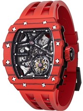 Tsar Bomba TB8209CF-07 Mens Watch Elementar Carbon Fiber Automatic 44mm 5ATM