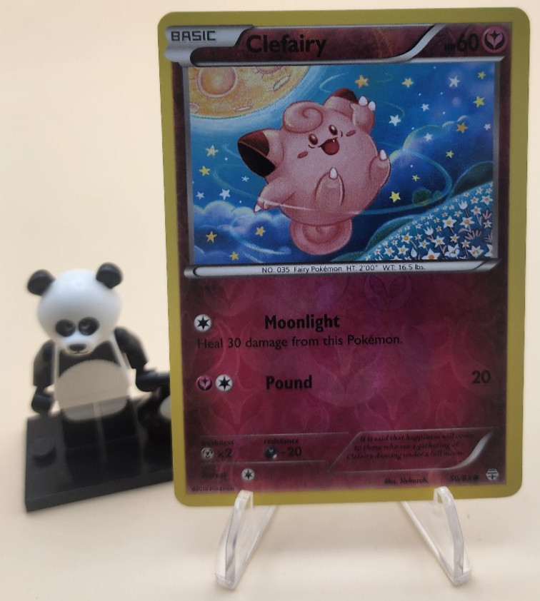 Pokemon XY Generations - Clefairy - 50/83 - Reverse Holo Common - LP
