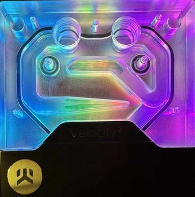 EK Quantum Velocity2 CPU Water Block D-RGB 1700 Nickel + Plexi