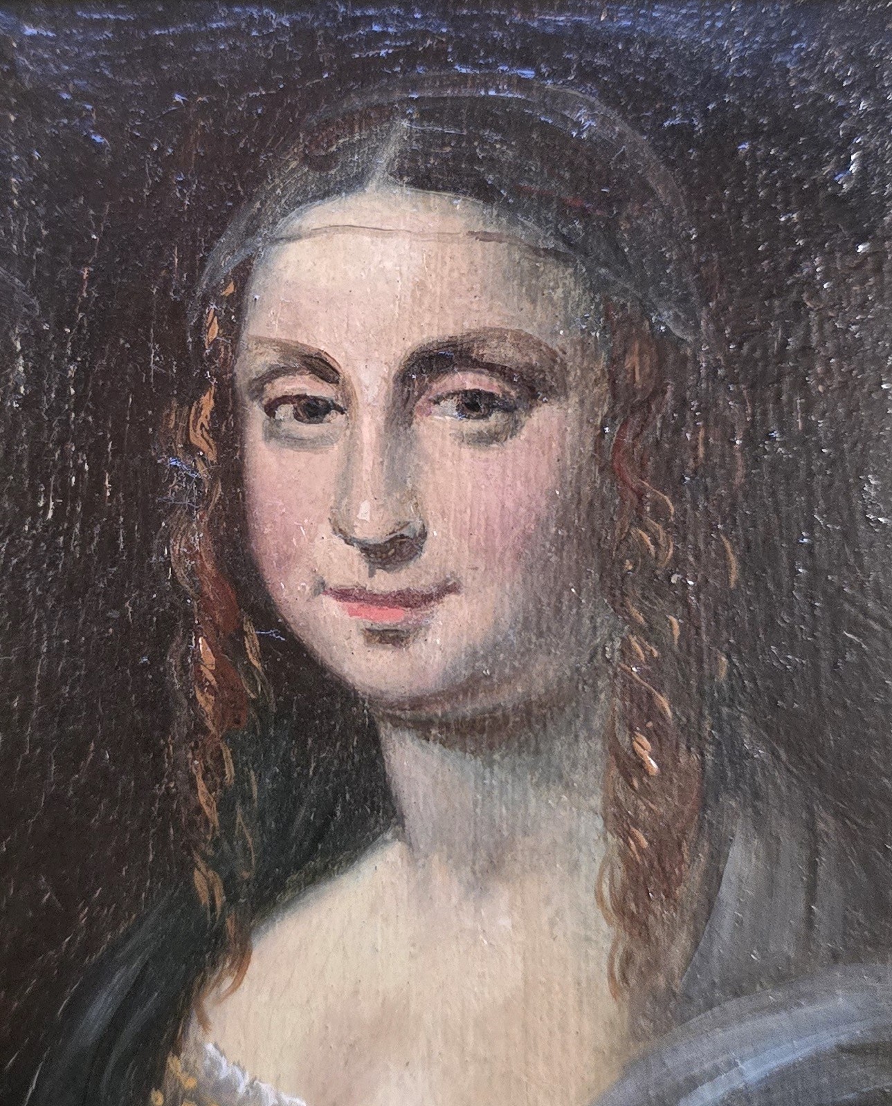 The Mona Lisa Leonardo da Vinci reprint 19th century old collection J. Ph. Guéant 