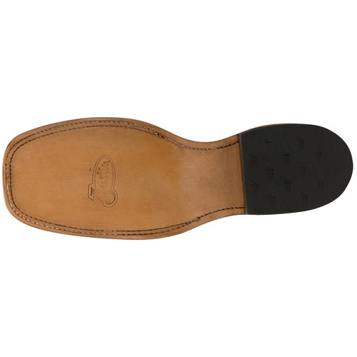 Justin Boots Drennan 11 Inch Embroidered Wide Square Toe Pull On Cowboy Mens Si - Picture 5 of 5