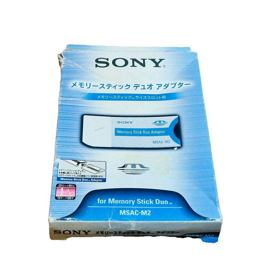 MSAC-M2 Sony PSP Memory Stick Adapter Only For Memory  Stick Duo Card Genuine - Image 2 of 4