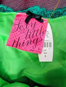 Victoria's Secret Sexy Little Things Babydoll Negligee Small Pink Ruffle Y2K VTG