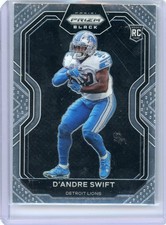 2020 Panini Chronicles - Prizm Black D'Andre Swift #PB-8 (RC) Rookie Card