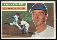 1956 Topps #291 Frank Kellert EX/EX-MT