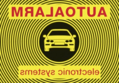 Hermann Schütz Autoaufkleber Autoalarm für innen 8 x 5 cm  Autoaufkleber