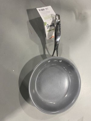 GOODFUL 8'' IN CERAMIC NON-STICK FRY PAN TITANIUM REINFORCED COATIN - GRAY/WHITE