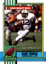 1990 Topps - Blair Thomas #448