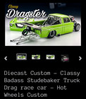 Jakarta 1 1 Custom Classy Dragster 1962 Studebaker Pickup 164 Custom Green
