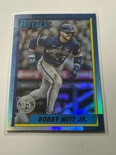 2025 Topps Update Series - 1990 Topps Baseball Refractor Bobby Witt Jr. #U90-31