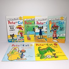 Pete the Cat book lot of 6 James Dean Picture Books I Can Read Books