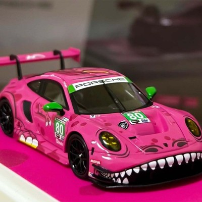STAR RACE 1:64 PORSCHE 911 GT3 RS Pink/Green (T-Rex Livery