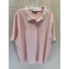 Member's Mark Mens XL Pink Stretch Cotton Pique Short Sleeve Polo Shirt 2253