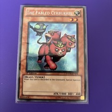 YUGIOH THE FABLED CERBURREL SECRET RARE NM HA04-EN008