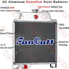 3 Row Core Radiator Fits John Deere JD300 JD301 820 920 1020 1120 AT20797