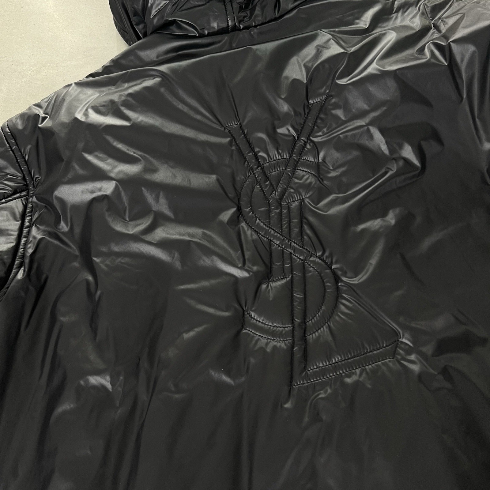 Saint Laurent YSL Logo Rain Jacket in All Sizes image 3