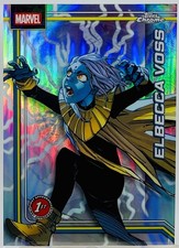 2026 Topps Chrome Marvel #114 Elbecca Voss Storm’s Lightning Refractor