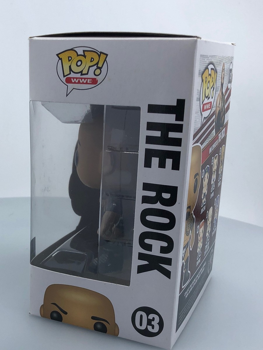 FUNKO POP WWE 03 THE ROCK ザ•ロック Amazon.com: Funko POP WWE : The Rock Action Figure : Sports