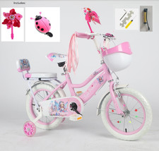 Kids 16inch Night Princess Pink Bike Boys and Girls