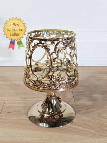 Bath & Body Works Disney Princess Gold Royal Lamp 3-Wick Candle Holder