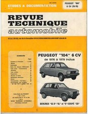 Revue technique Peugeot 104