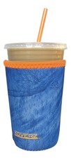 Iced Coffee Sleeve, Insulated Neoprene Cup Sleeve, Fits a 24 oz. Coffee Cup, ...