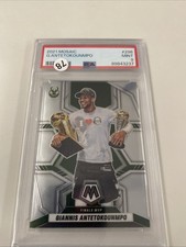 2021-22 Panini Mosaic - Finals MVPs Giannis Antetokounmpo #296 Silver Prizm