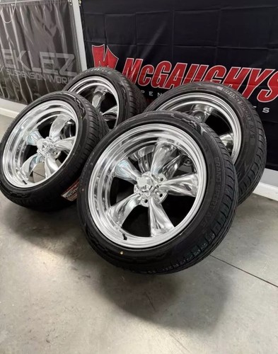 20x8 20x10 AMERICAN RACING VN515 TORQ THRUST WHEELS TIRES DODGE FORD F100 5x5.5
