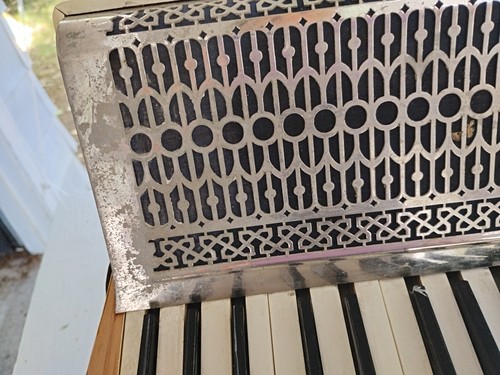 Vintage CASTELLI Accordion 120 BASS Keys 41 Organ Keys Made In Germany W/case - Picture 5 of 24
