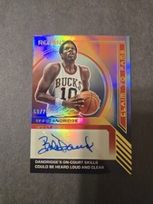 2022-23 Panini Recon - Claim to Fame Signatures Bob Dandridge #CFS-BOB Red /49