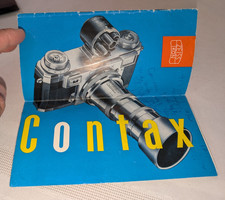 Original Zeiss Ikon Contax Camera Instruction  Sales Booklet