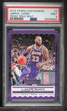 2019-20 Panini Contenders Front Row Seat LeBron James #3 PSA 9 MINT 9l4