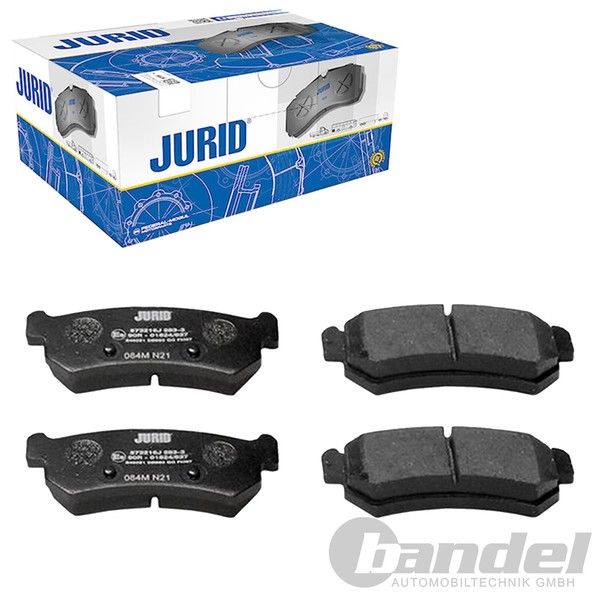 Jurid BremsbelÄGe Hinten Passend FüR Chevrolet Aveo Lacetti Nubira Daewoo Lacett-image