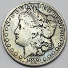 1878 CC Carson City U.S. Silver Morgan Dollar - VG W/ Graffiti