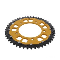 Kettenrad Alu Gold 47-ZäHne 525-Teilung FüR Honda CBR 900 RR Fireblade 1996-1999